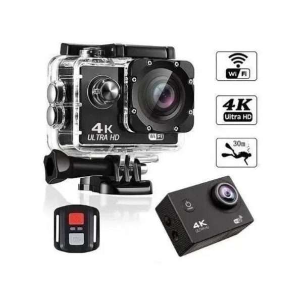 Camara- 4k- Deportiva- Wifi- Sumergible- Casco- Moto