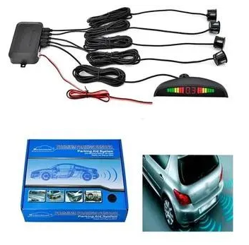 Sensor Monitor Reversa Carro Tipo Media Luna 4 Sensores JG806