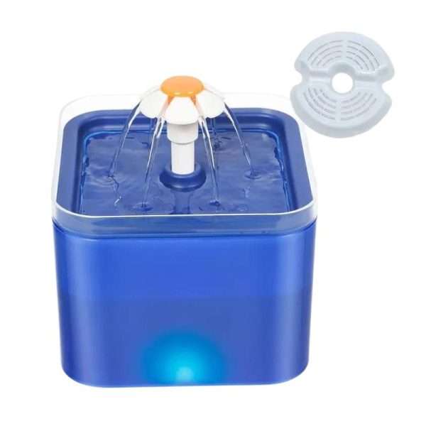 Bebedero- Dispensador -Agua -Mascotas- WF038 -Azul