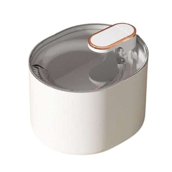 Bebedero -Dispensador - Agua -Mascotas- LS-074 -Blanco