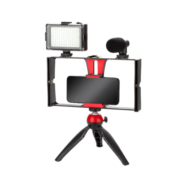 kit-fotografia-tripode-monopod-microfono